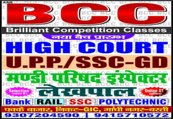 Brilliant Competition Classes Basti